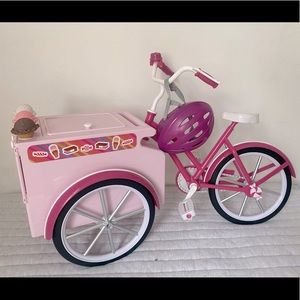 Doll Accessories Ice Cream Bike 18” Dolls